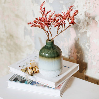 Mojave Glaze Green Vase