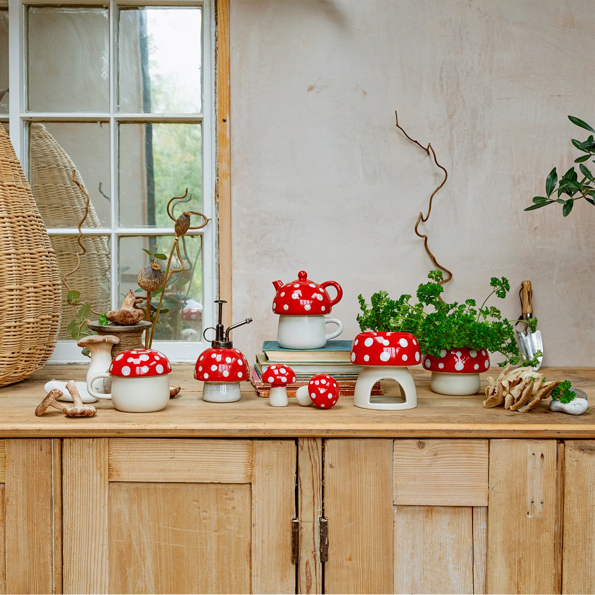 Red Mushroom Oil Burner