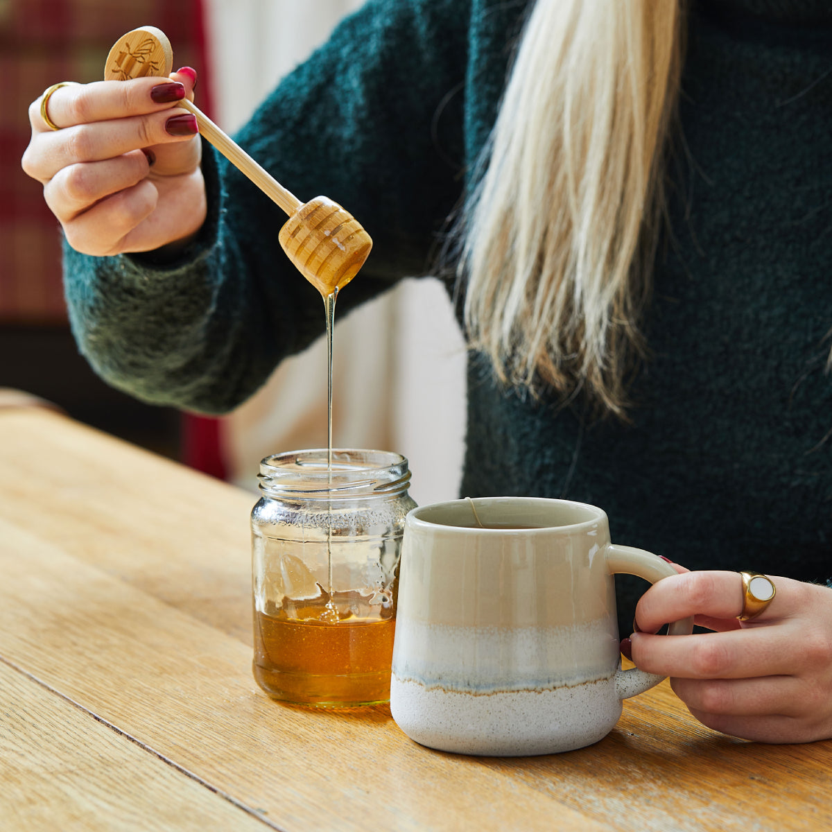 Bee Bamboo Honey Spoon