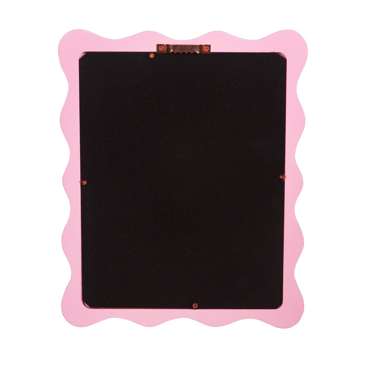 Wiggle Border Mirror Pink