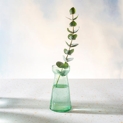 Recycled Glass Bulb Vase