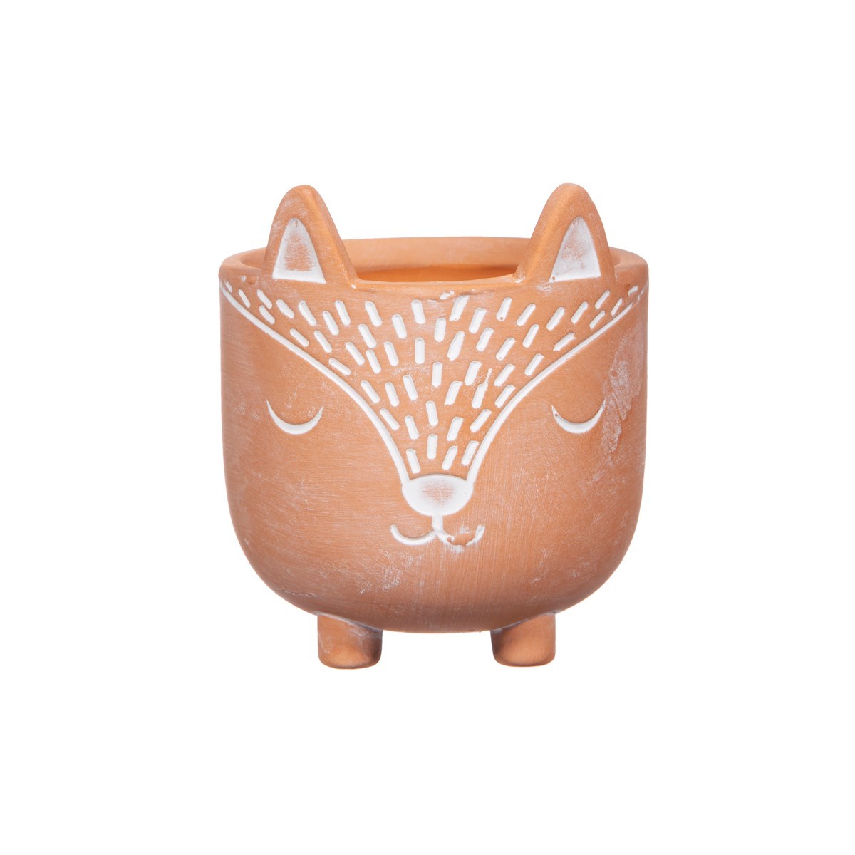 Mini Woodland Fox Terracotta Planter