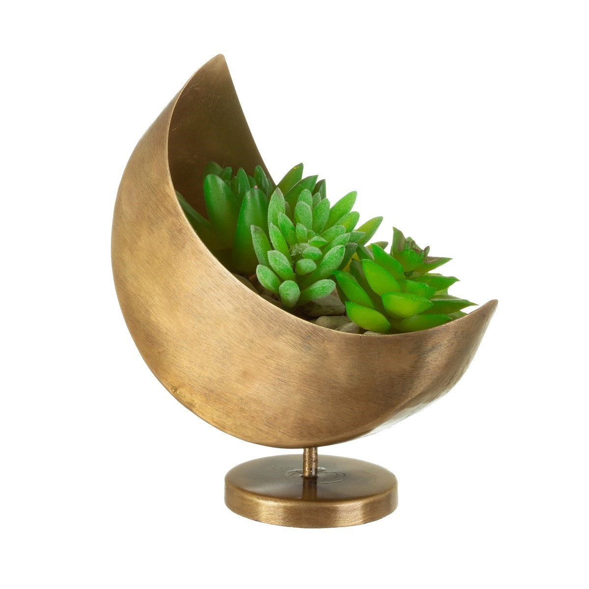 Mini Celestial Moon Gold Planter