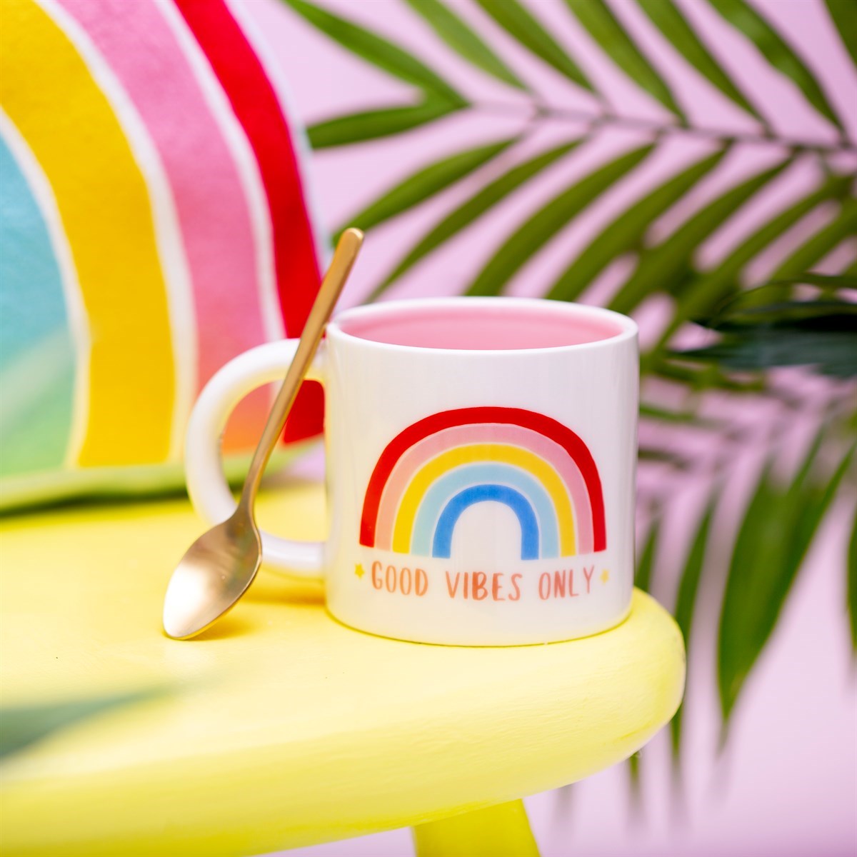 Chasing Rainbows Good Vibes Only Mug