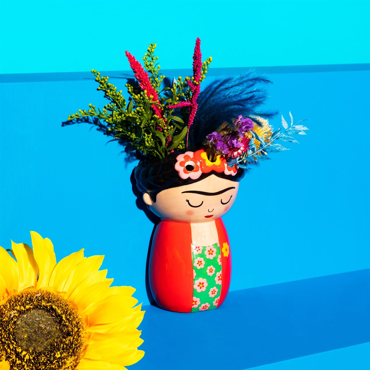 Frida Wall Mounted Planter Red