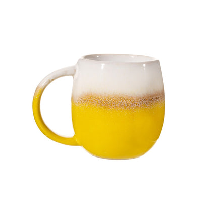 Dip Glazed Ombre Yellow Mug