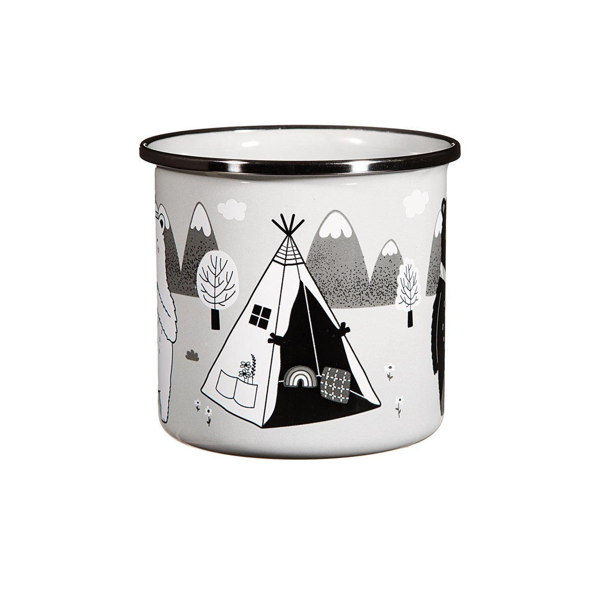 Bear Adventure Enamel Mug