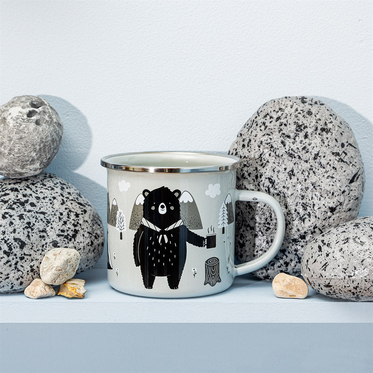 Bear Adventure Enamel Mug