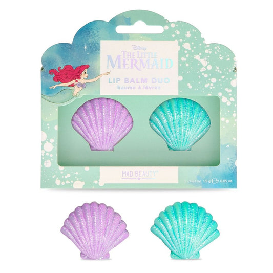 Little Mermaid Shell Lip Balm Duo