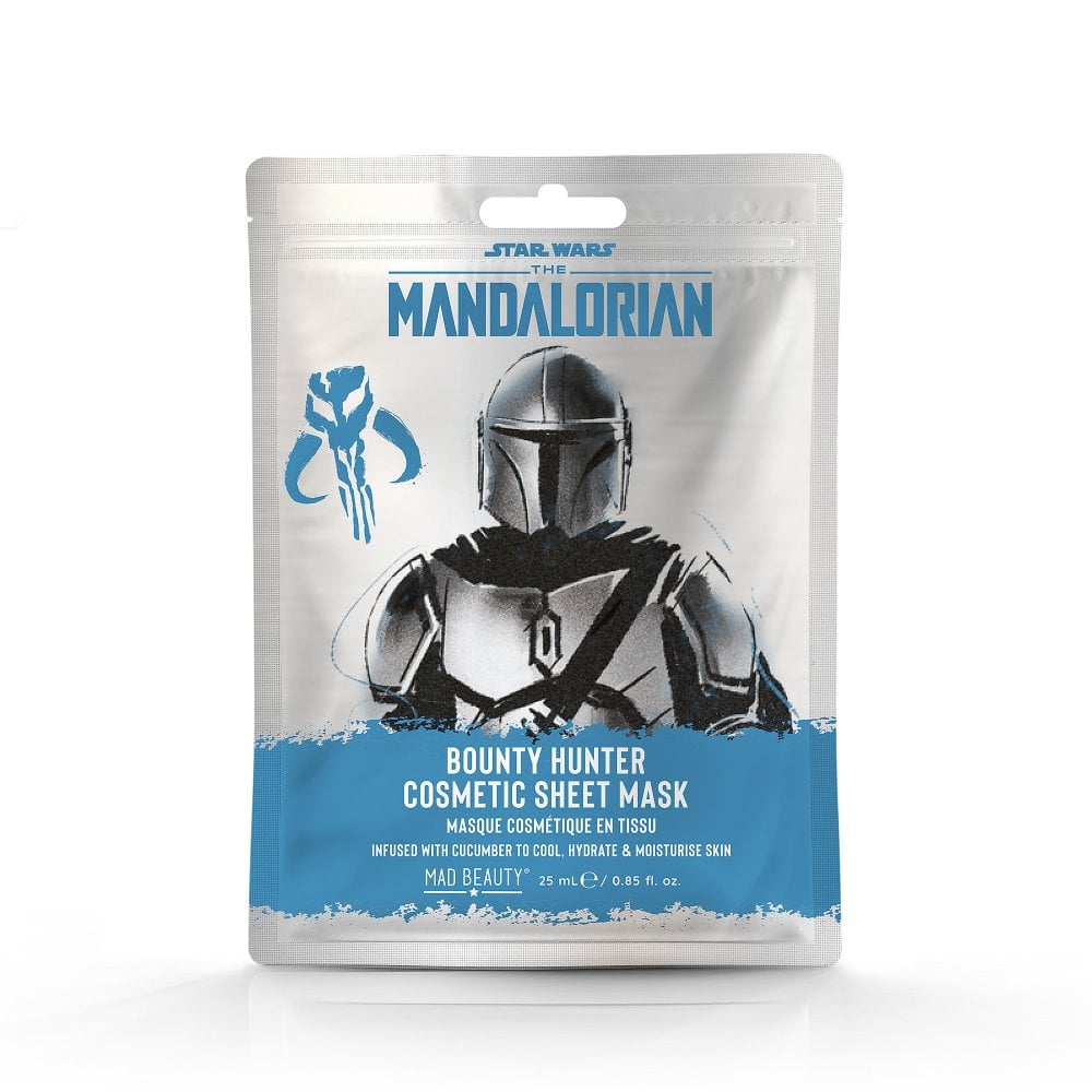 Mandalorian Silver Cosmetic Sheet Mask