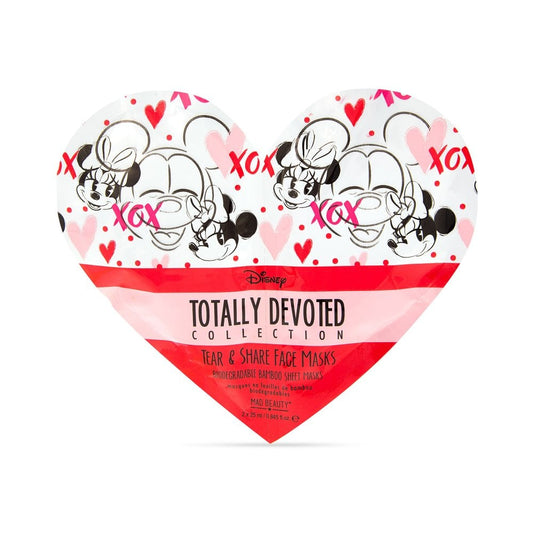 Minnie Mickey Totally Devoted Tear & Share Sheet Cosmetic Sheet Mask