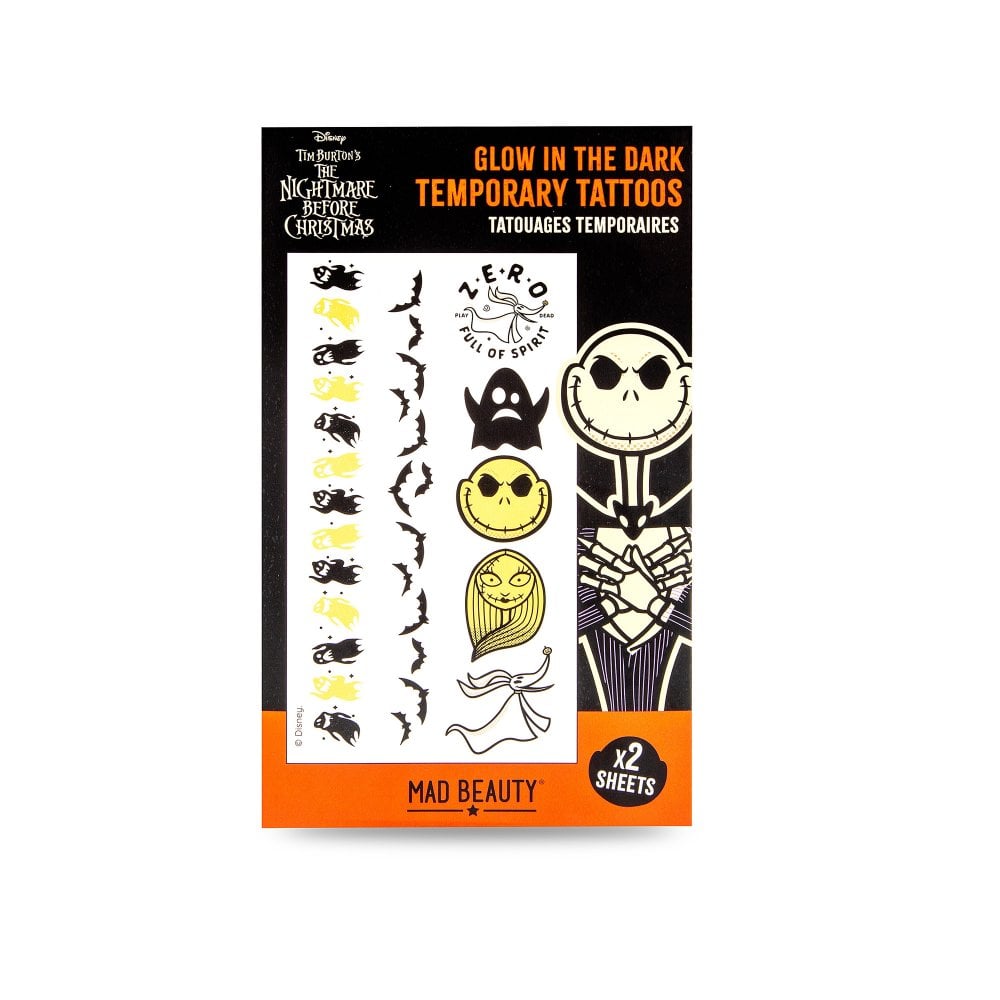 Nightmare Before Christmas Temporary Body Tattoos