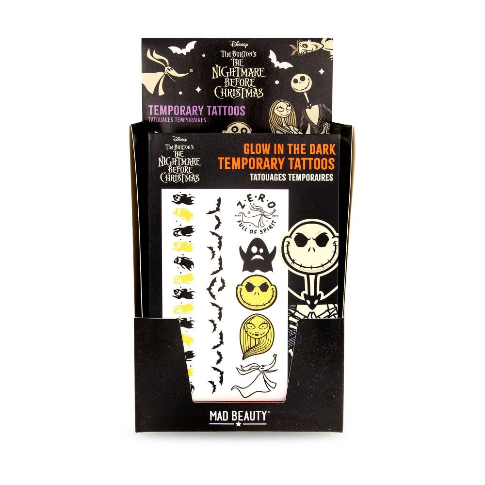 Nightmare Before Christmas Temporary Body Tattoos