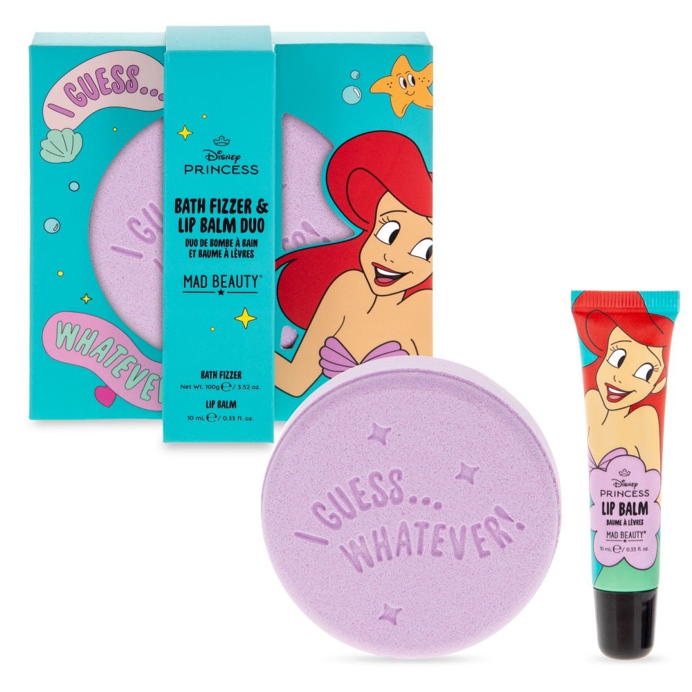 Princess Express Yourself -Bath Fizzer & Lip Balm Set-Ariel