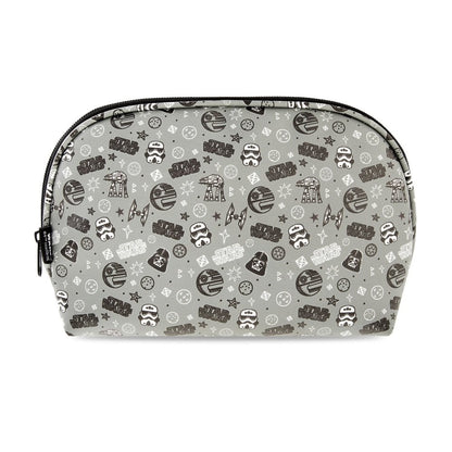 Toiletry bag with Body wash, fizzer and puff